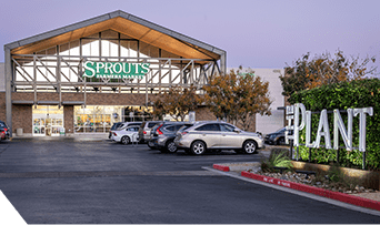 Sprouts entrance at The Plant.